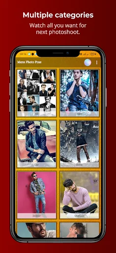 Photo pose for men