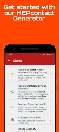 Phone Numbers Generator screenshot 1