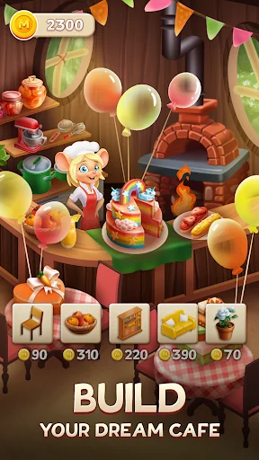 Merge Inn - Cafe Merge Game screenshot 1
