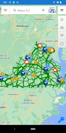 VDOT 511 Virginia Traffic screenshot 1