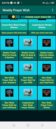 Weekly Prayer Wishes