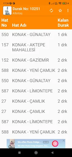 İzmir Akıllı Durak / Otobüs