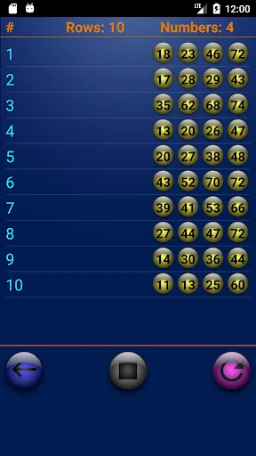 Keno lottery screenshot 3