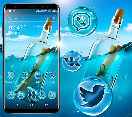 Message in a Bottle Sea Theme
