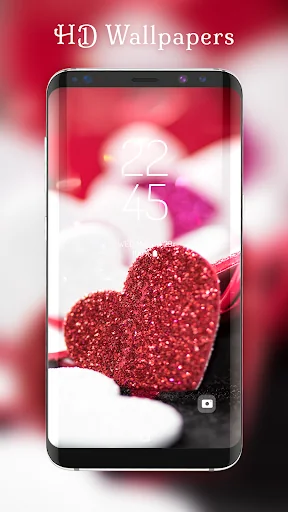 Romantic love red color theme screenshot 4