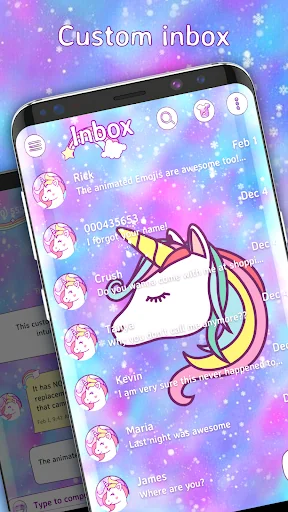 Pink Sms Messenger theme