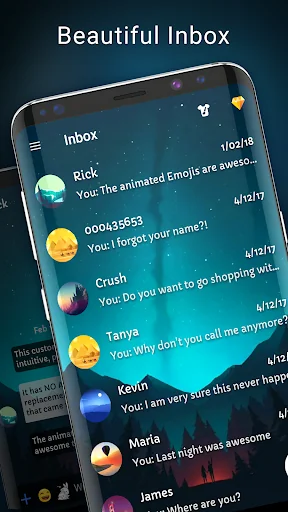 Aurora messenger theme