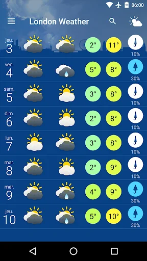 London Weather screenshot 2
