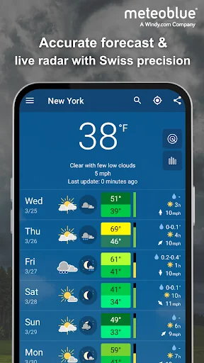 Weather forecast & live radar screenshot 1