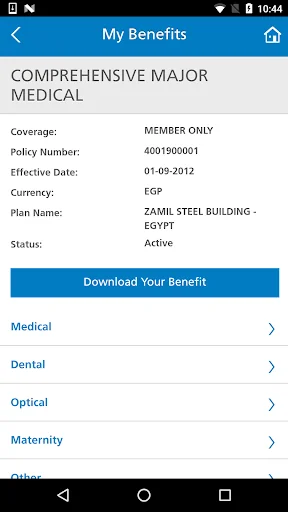 MetLife eServices(Egypt) screenshot 2