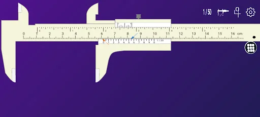 Metric vernier caliper