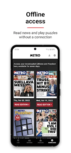 Metro | World and UK news app screenshot 4