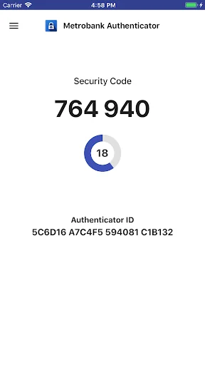 Metrobank Authenticator screenshot 2