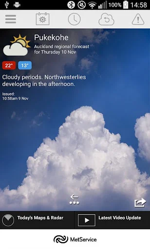 MetService Rural Weather App screenshot 1