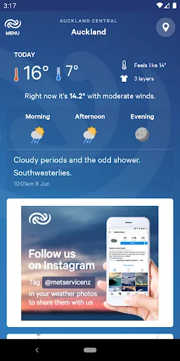 MetService NZ Weather screenshot 1