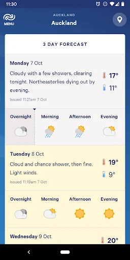 MetService NZ Weather screenshot 2