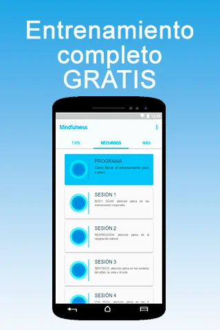 Mindfulness Meditación guiada screenshot 2