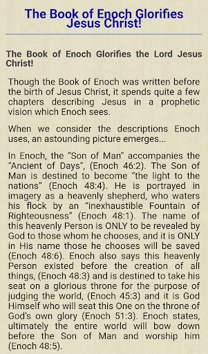 Book of Enoch Bible Study