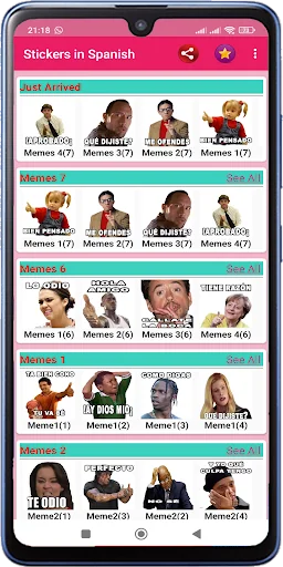 Memes with phrases Stickers