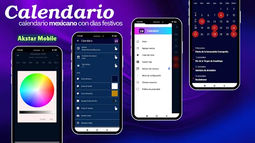 Calendario Mexico 2026 screenshot 1