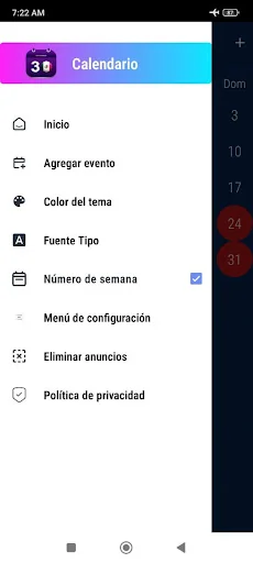 Calendario Mexico 2026 screenshot 4