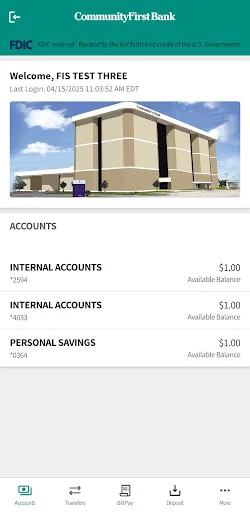 Community First Bank NI LA screenshot 2
