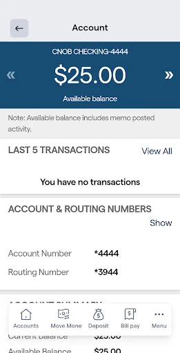 ConnectOne Bank Mobile screenshot 3