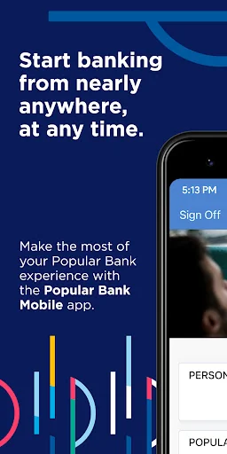 Popular Bank Mobile screenshot 1