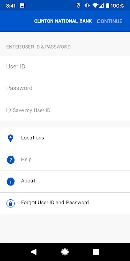 Clinton National Bank Mobile screenshot 2