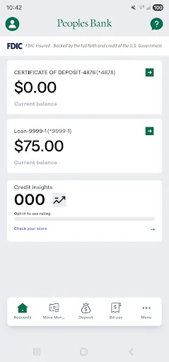 Peoples Bank (WA) screenshot 2