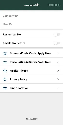 PlainsCapital Business Mobile screenshot 2