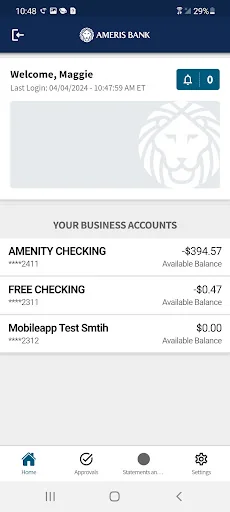 Ameris Bank Business Mobile screenshot 2