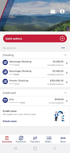Vectra Mobile Banking screenshot 1