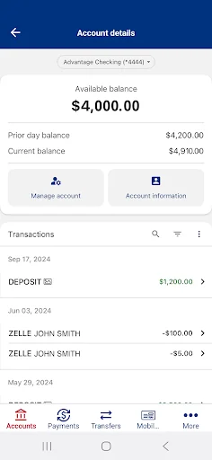 Vectra Mobile Banking screenshot 2