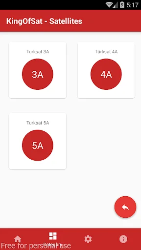 Turksat Frequency List screenshot 1