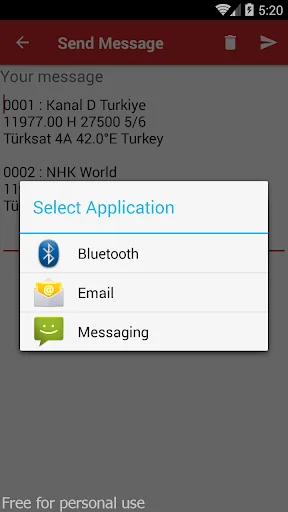 Turksat Frequency List screenshot 4