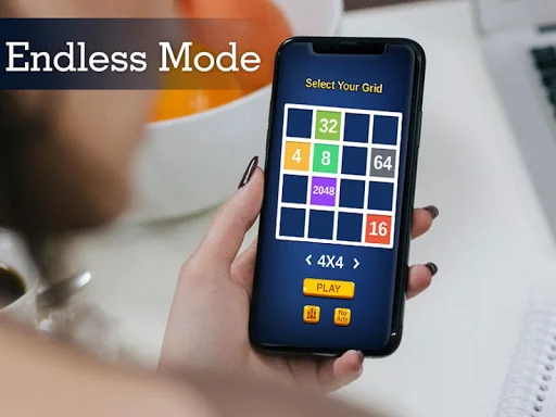 2048 endless puzzle game