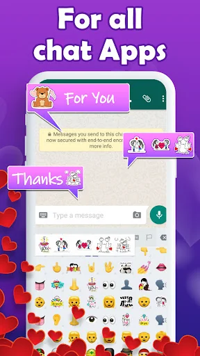 Love Sticker to share - Smiley screenshot 3