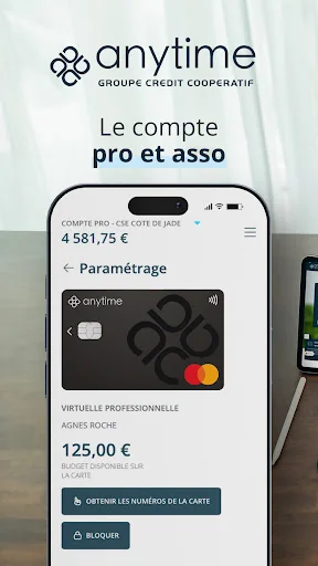 Anytime - Compte pro et asso
