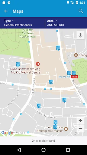 MHC Clinic Network Locator screenshot 4