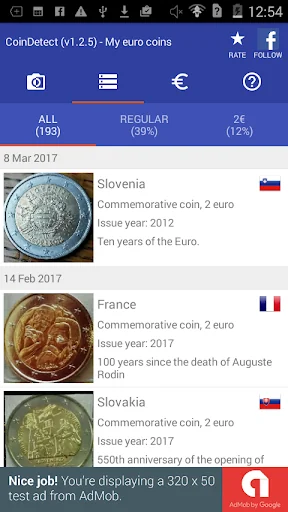 CoinDetect for euro collectors screenshot 2