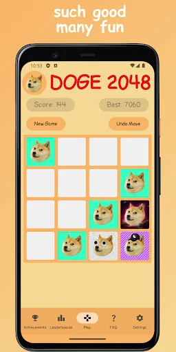 Doge 2048 screenshot 1