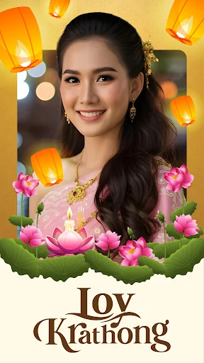 แต่งรูปวันลอยกระทง screenshot 1