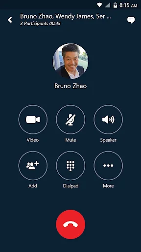 Skype for Business for Android screenshot 1