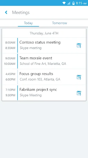Skype for Business for Android screenshot 3