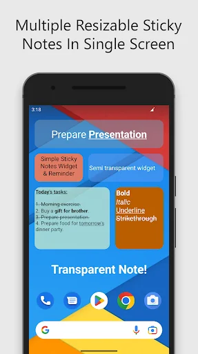 Sticky Notes Widget