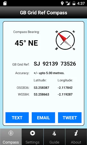 GB Grid Ref Compass