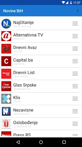 Novine BiH screenshot 1