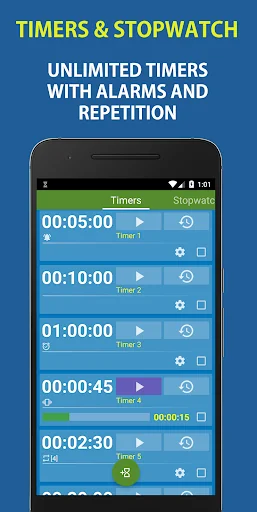 Multi Timer and Stopwatch