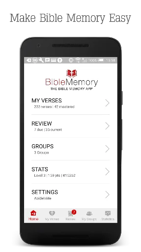 The Bible Memory App